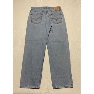 Levis 550 Jeans Mens 34×30 Blue Denim Relaxed Fit Light Vintage Y2K Classic